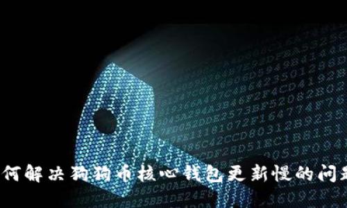 如何解决狗狗币核心钱包更新慢的问题？