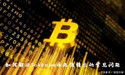 如何解决Tokenim币无法转出的常见问题