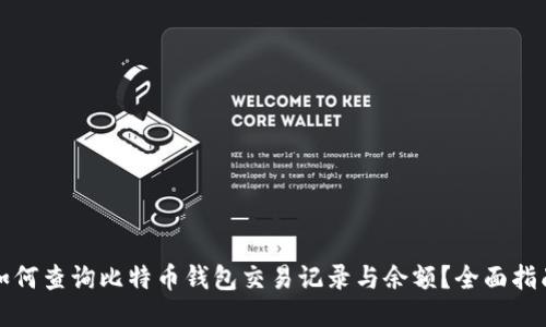 如何查询比特币钱包交易记录与余额？全面指南