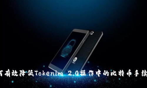 如何有效降低Tokenim 2.0操作中的比特币手续费？