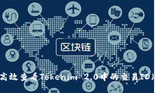 如何高效查看Tokenim 2.0中的交易ID（txid）