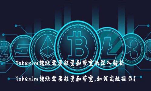 Tokenim转账需要能量和带宽的深入解析

Tokenim转账需要能量和带宽，如何高效操作？