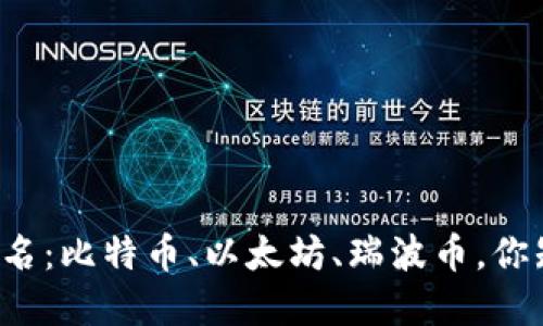 中外矿业数字货币排名:比特币、以太坊、瑞波币,你知道它们的优劣势吗?